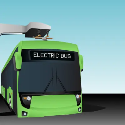 Electric bus graphic 